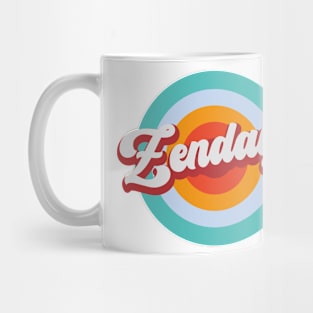 Color Circle With Name Zendaya Mug